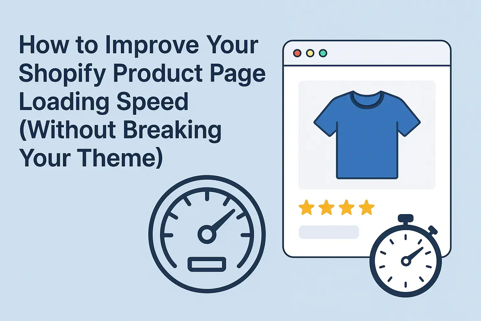 How to Improve Your Shopify Product Page Loading Speed Without Breaking Your Theme